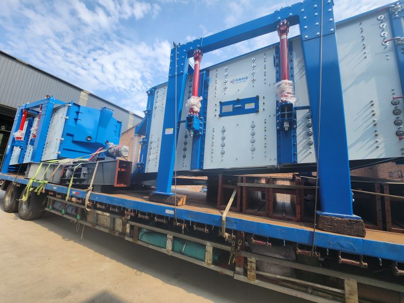 壓裂砂生產(chǎn)線成套設(shè)備發(fā)貨